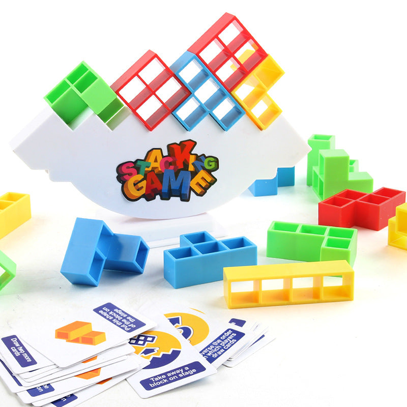 Stacking Blocks Tetris: Interactive Family Tabletop Game