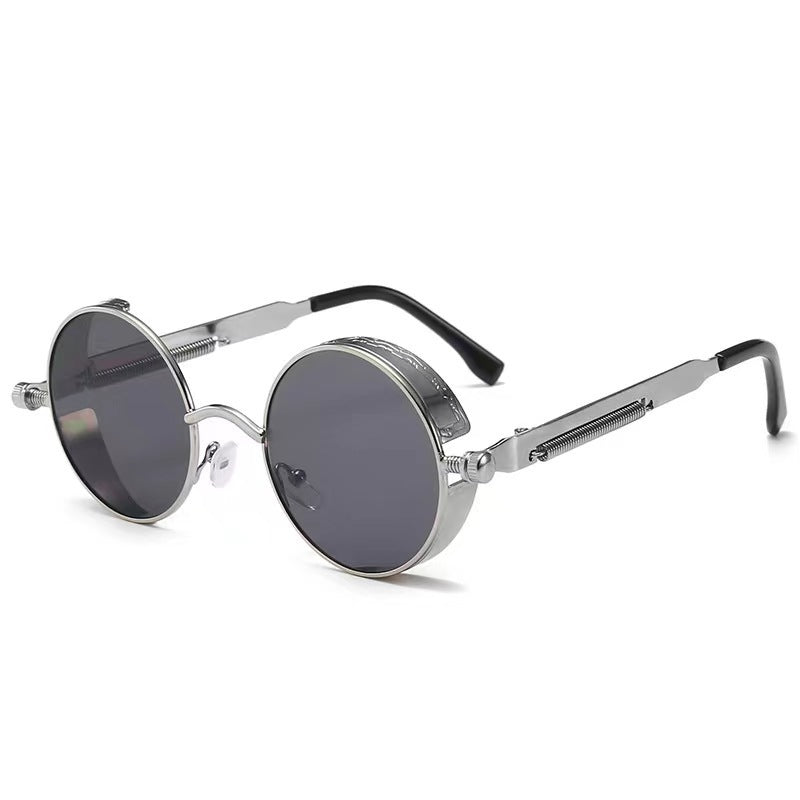 Gafas de Sol Redondas Cyberpunk con Lentes de Colores