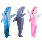 Disfraz inflable de tiburón para fiesta de Halloween: Cosplay y accesorios