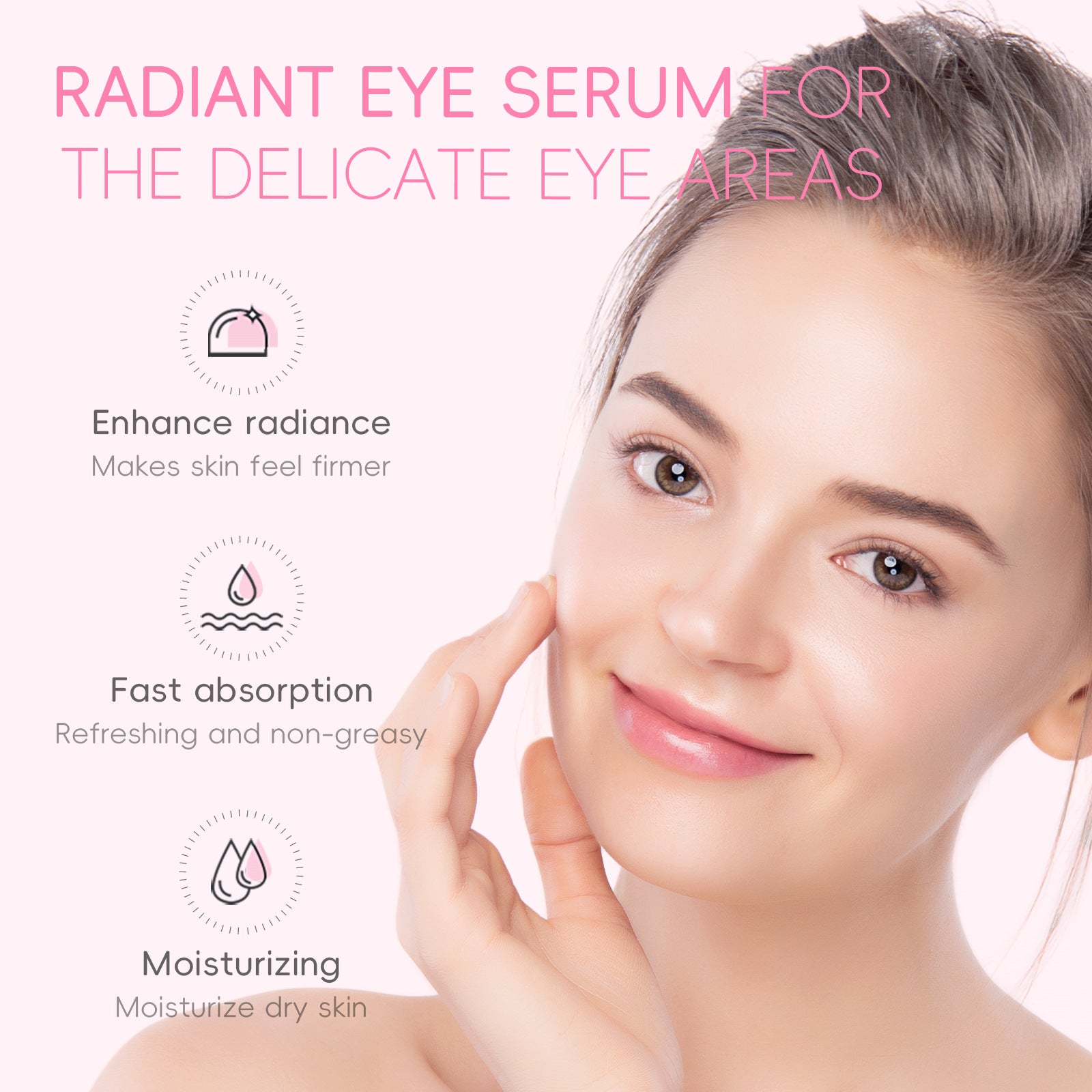 LaiKou Esencia de Ojos de Cerezos: Hidratación y Cuidado de la Piel Contorno de Ojos 15ml