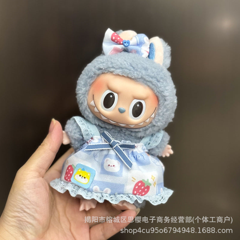 Ropa de Invierno para Muñecas Labubu de 17cm – Sets Calientitos y Adorables (Muñeca no incluida)
