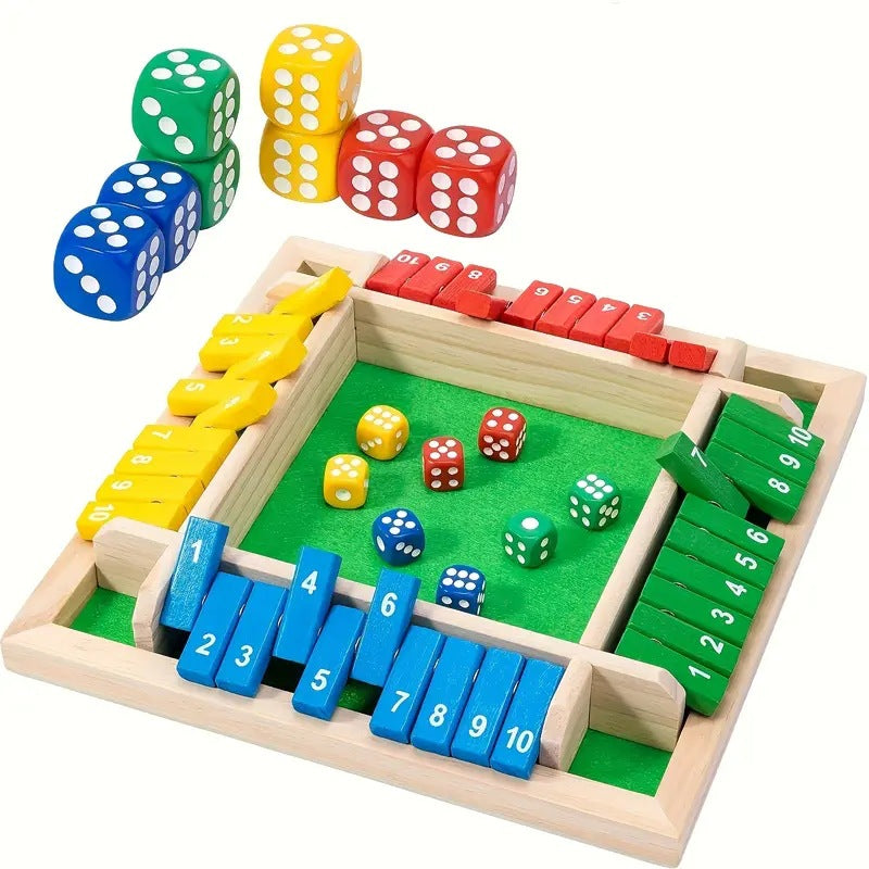 Juego de Mesa para Aprendizaje de Matemáticas con Fichas Numéricas