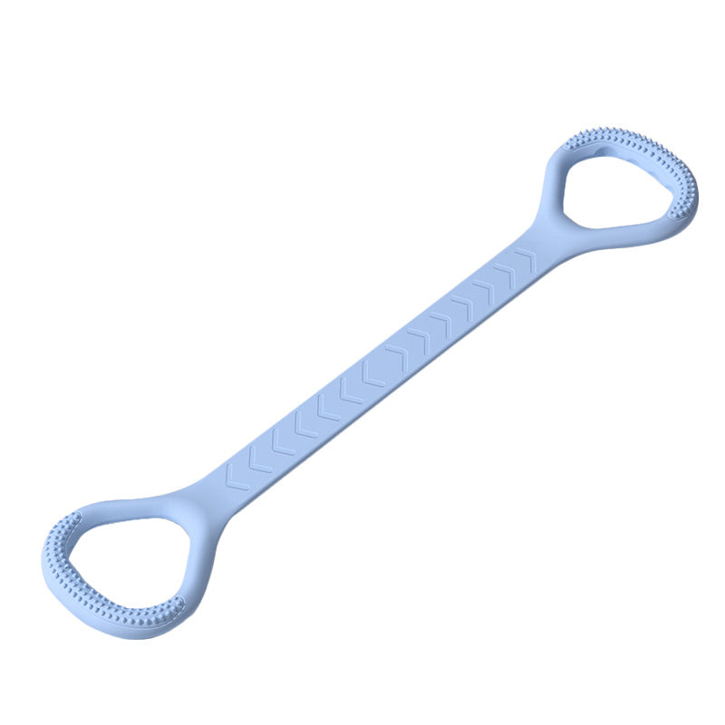 Cuerda de Resistencia en Forma de 8: Banda de Silicona Elástica de Alta Resistencia para Ejercicio, Moldeado Corporal, Entrenamiento de Espalda y Yoga