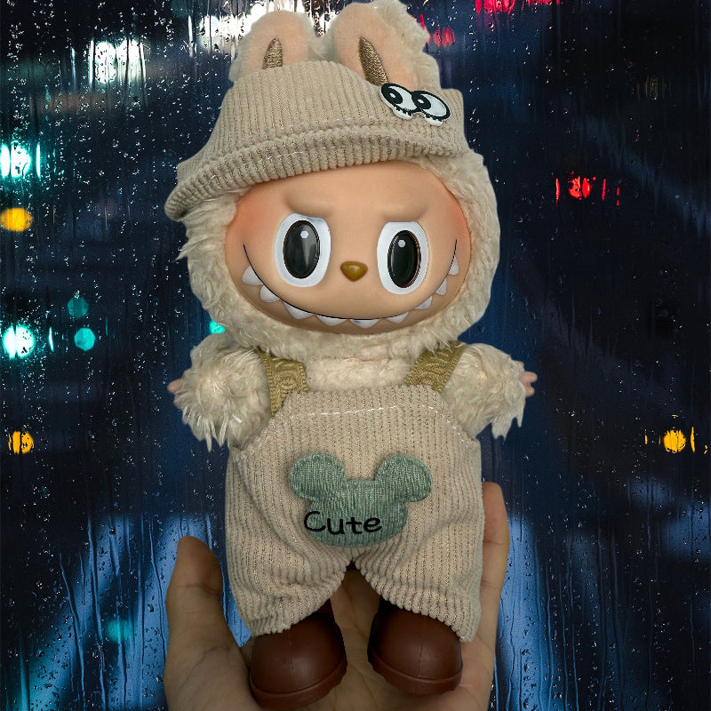 Soft Saga: Compatible with Labubu, Clothing Set, Accessories for 17cm Dolls, Accessories for Labubu (No Doll)