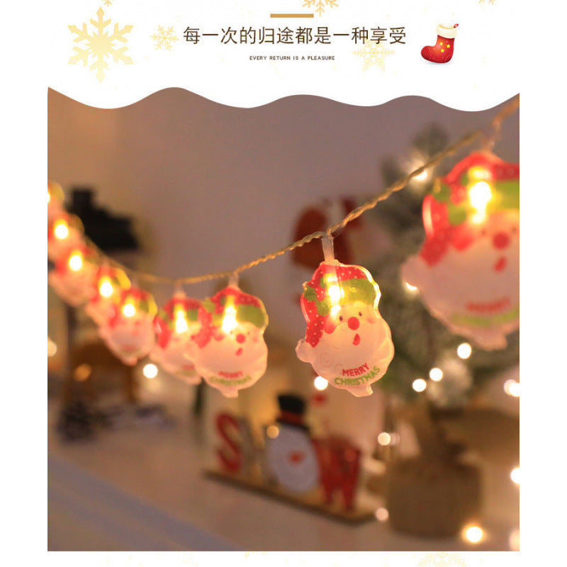 Christmas LED String Lights with Characters: Festive Tree Decorations