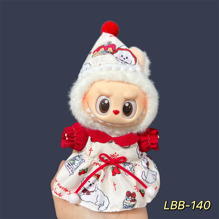 Disfraces y ropa en diseños adorables: para la bubu de 17cm, (Muñeca no incluida)
