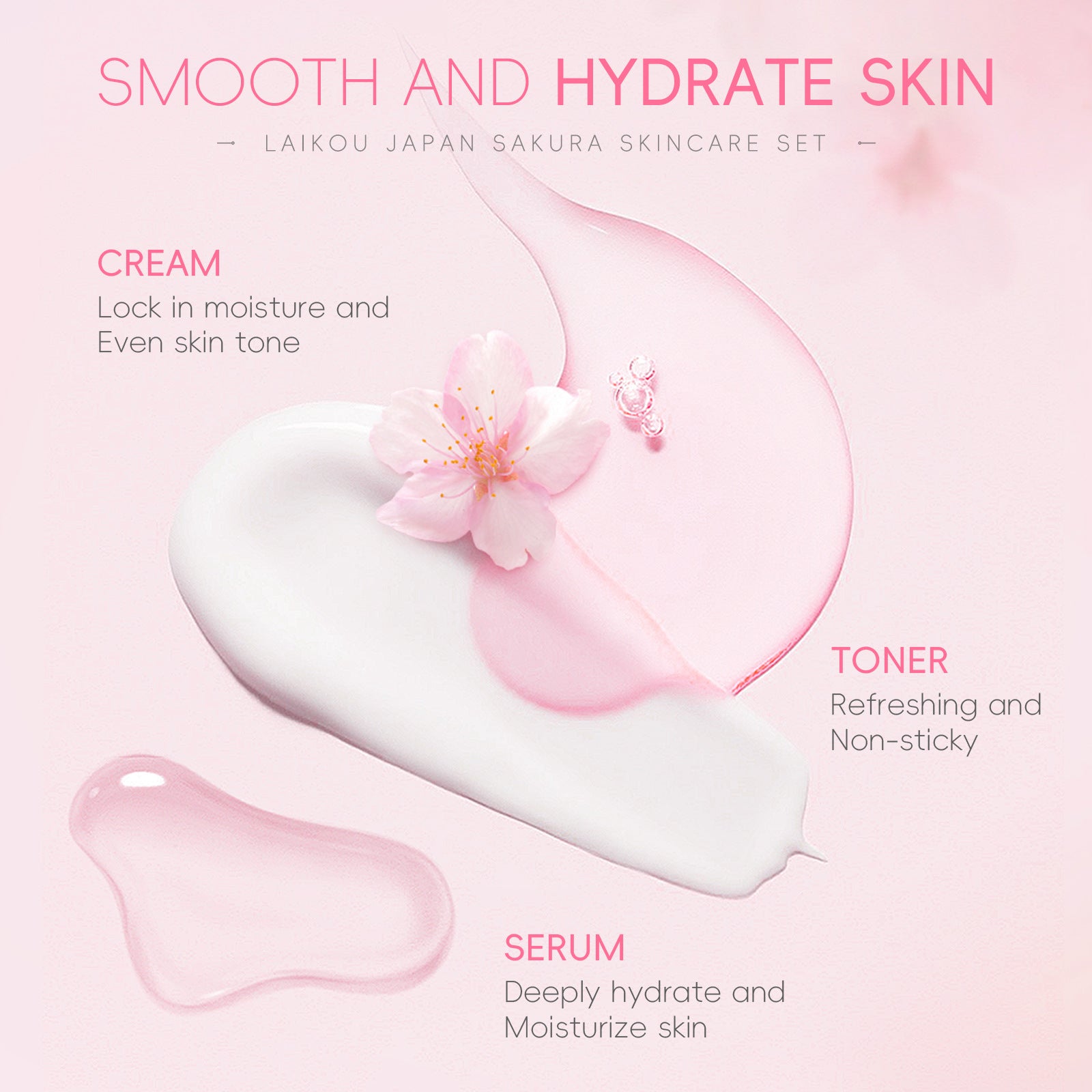 Conjunto de Cuidado Facial LAIKOU de 8 Piezas: Regalo de Cumpleaños con Productos de Belleza