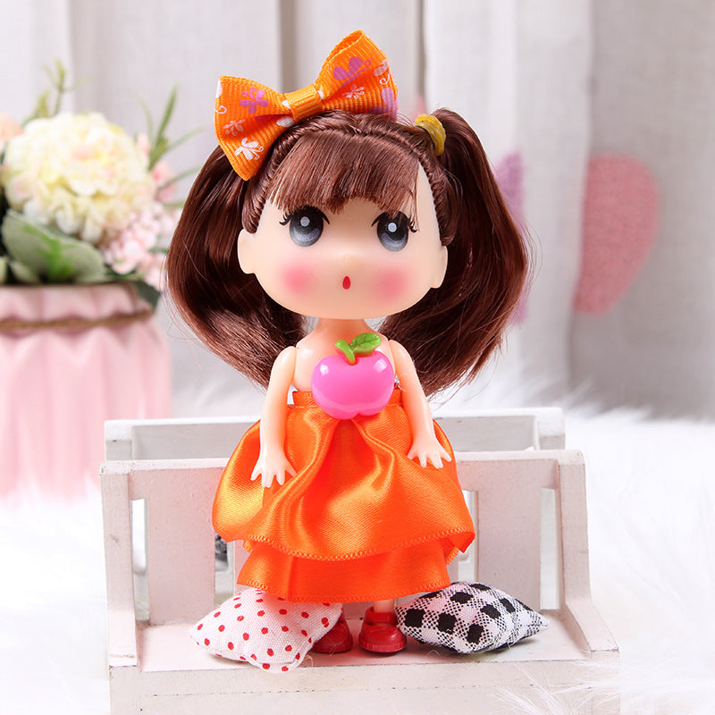 Muñeca Pequeña Llavero Coleccionable para Mochila o Bolso