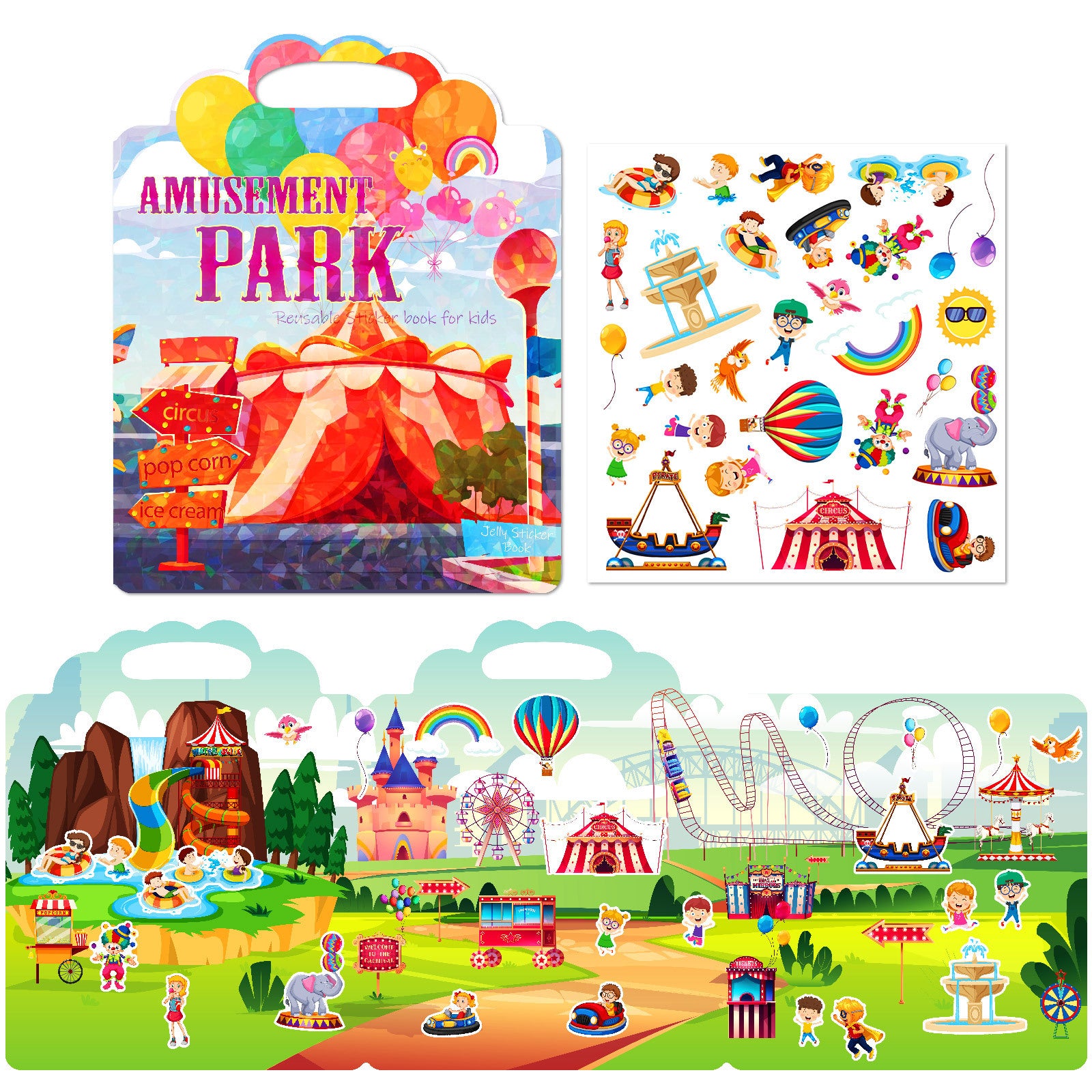 Libros Educativos con Pegatinas para Niños de 3 a 6 Años – Actividades Didácticas
