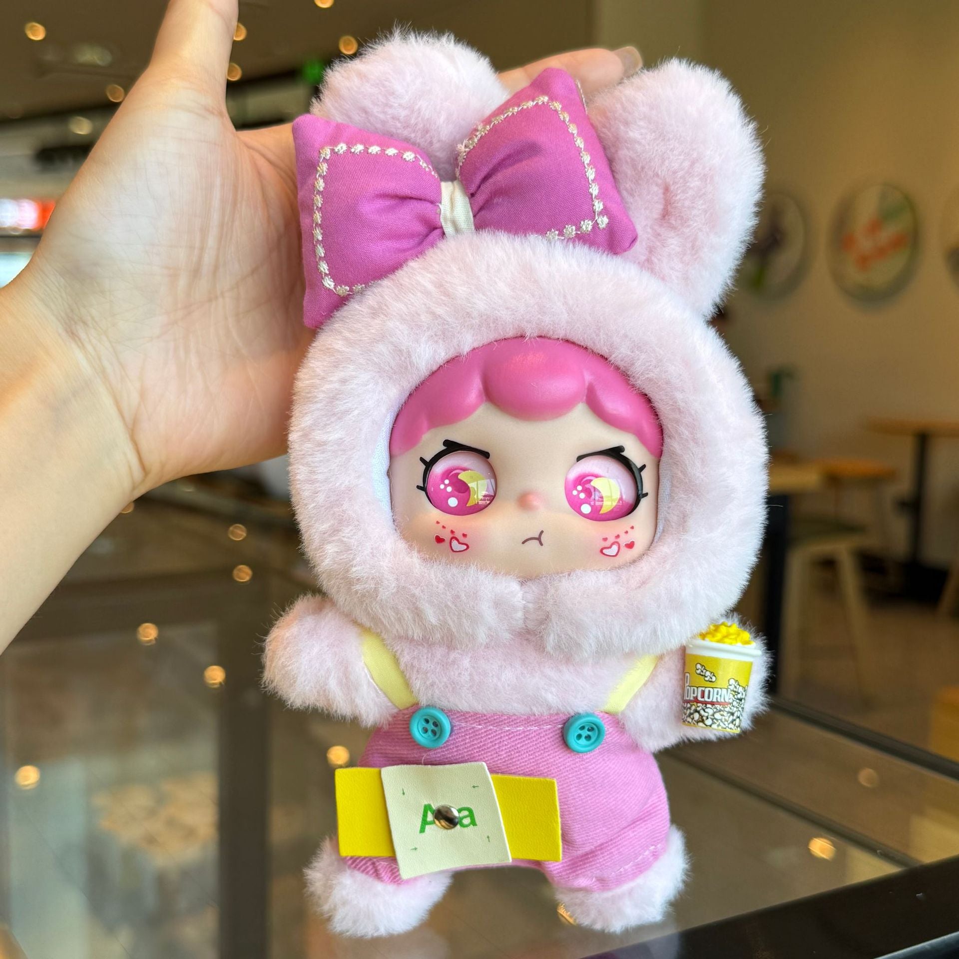 Muñeco De Peluche Cara Adorable: Charms Para Colgar En Mochilas Y Bolsos