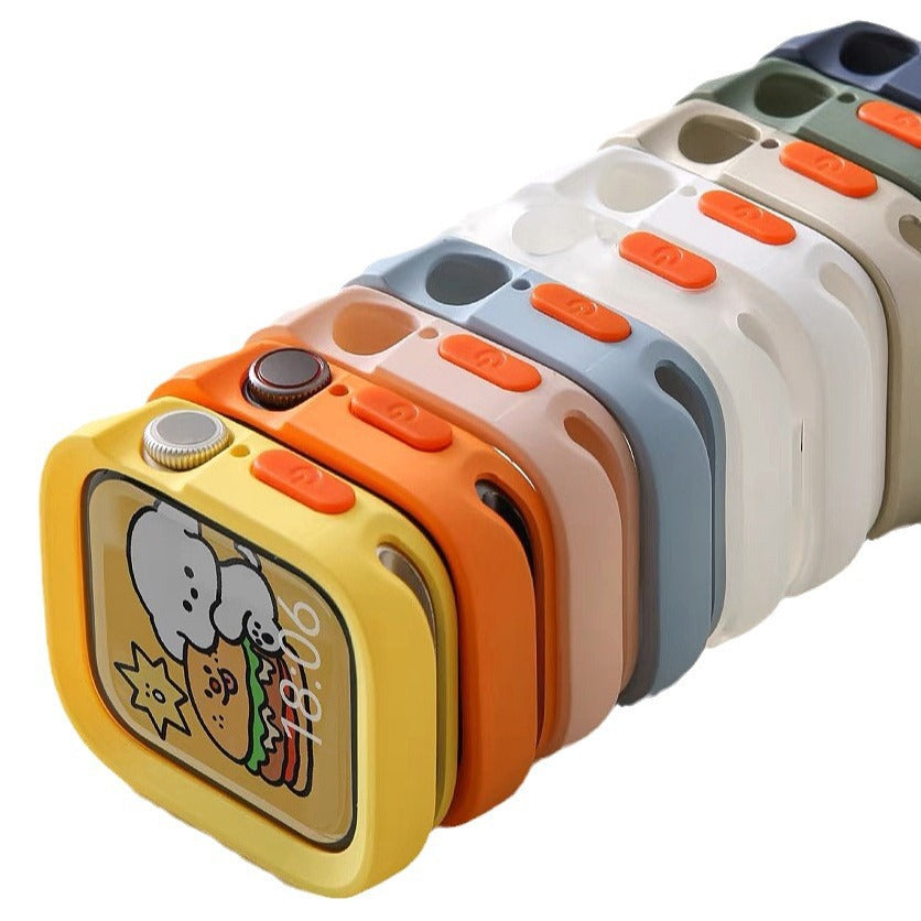 Funda Protectora para Apple Watch S10 Anti-impacto con Borde Suave
