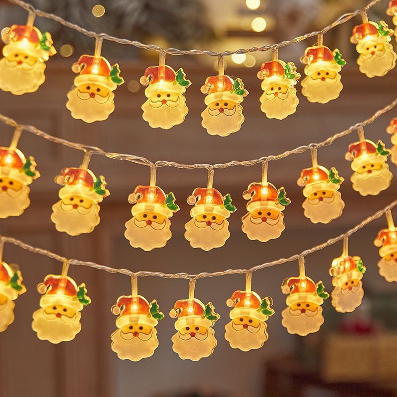 Christmas LED String Lights with Characters: Festive Tree Decorations