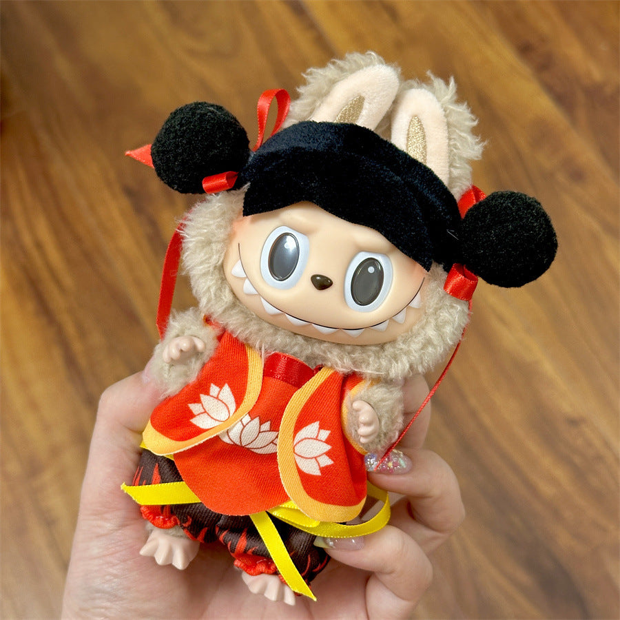 Cute Companions: Compatible with Labubu, Clothing Set, Accessories for 17cm Dolls, Accessories for Labubu (No Doll)