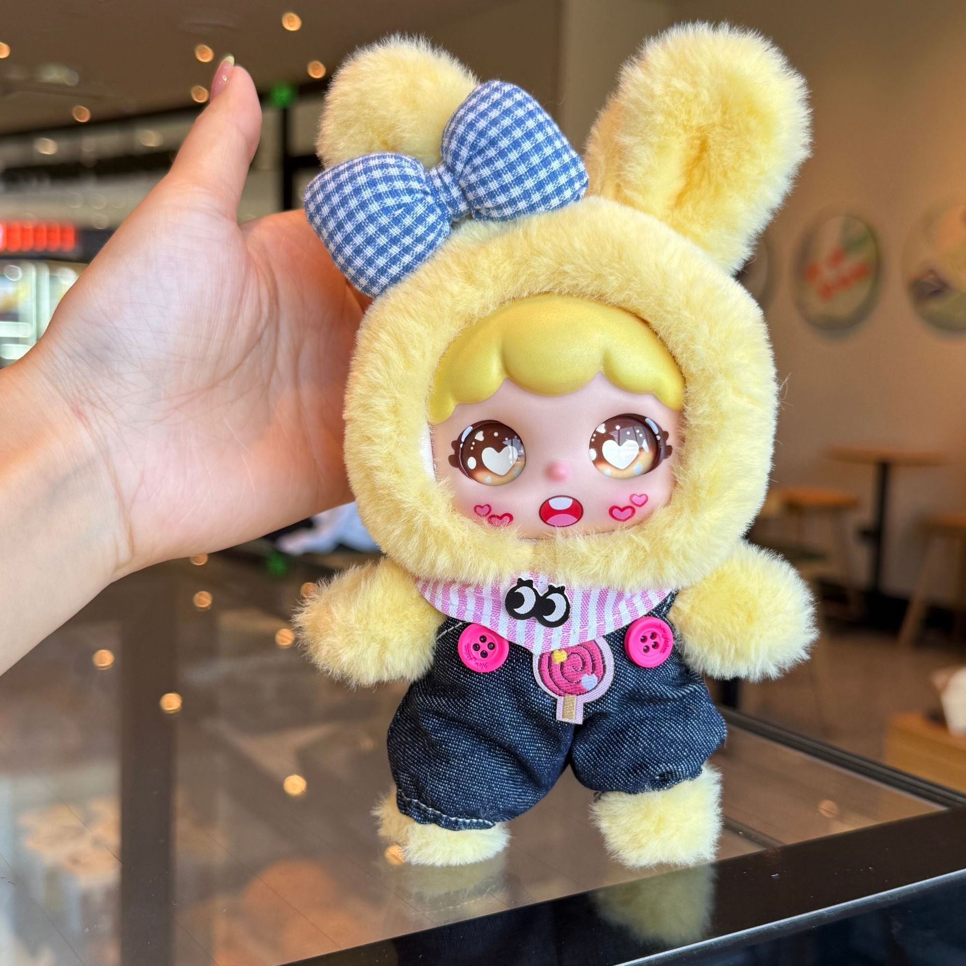 Muñeco De Peluche Cara Adorable: Charms Para Colgar En Mochilas Y Bolsos
