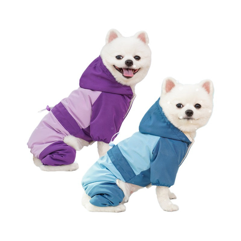 Abrigo con capucha para mascotas pequeñas