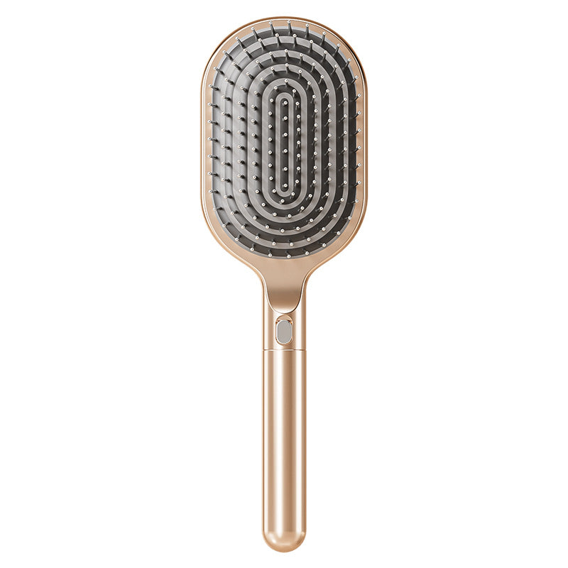 Cepillo de masaje de aire para cabello largo: peinador de acero inoxidable, diseño ergonómico, ideal para crear volumen y estilo