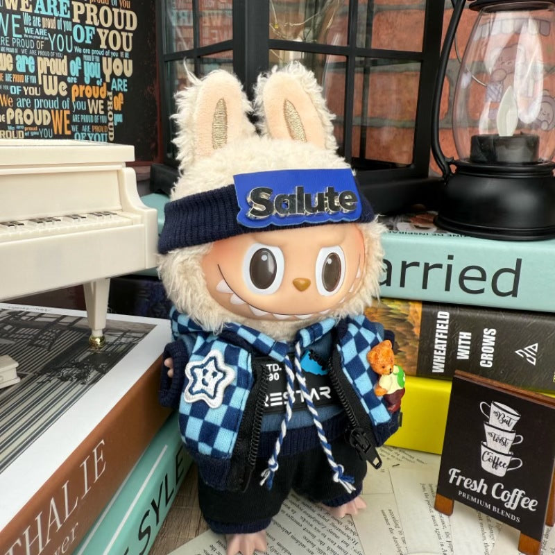 Soft Saga: Compatible with Labubu, Clothing Set, Accessories for 17cm Dolls, Accessories for Labubu (No Doll)