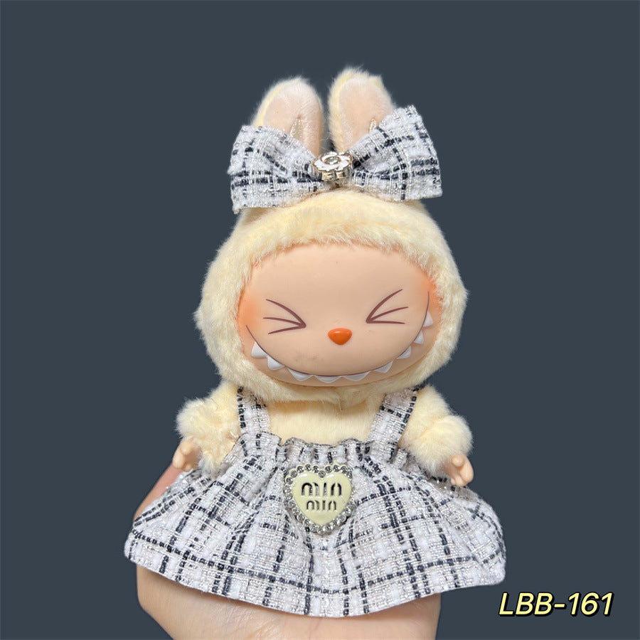 Disfraces y ropa en diseños adorables: para la bubu de 17cm, (Muñeca no incluida)