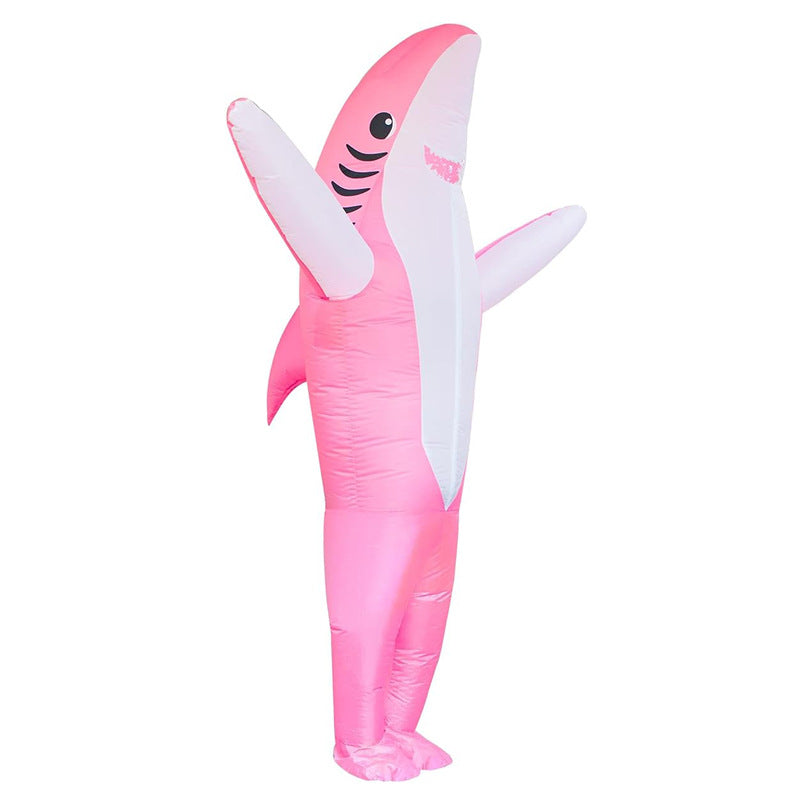 Disfraz inflable de tiburón para fiesta de Halloween: Cosplay y accesorios