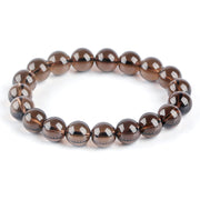Pulsera de Cristal Natural: Joyería de Colección, Cristal de Ahumado de Brasil, Limpieza y Desmagnetización