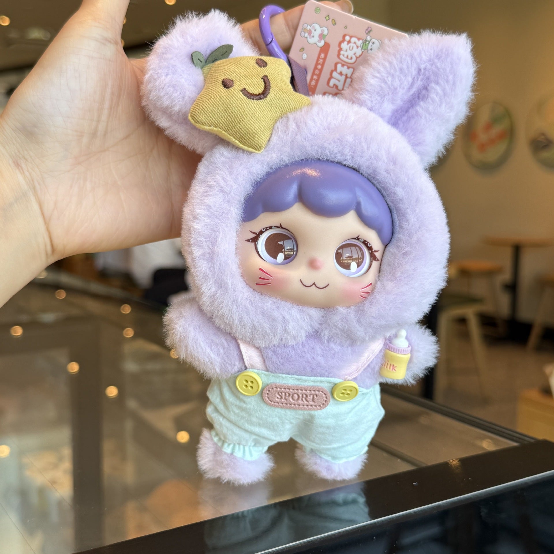 Muñeco De Peluche Cara Adorable: Charms Para Colgar En Mochilas Y Bolsos
