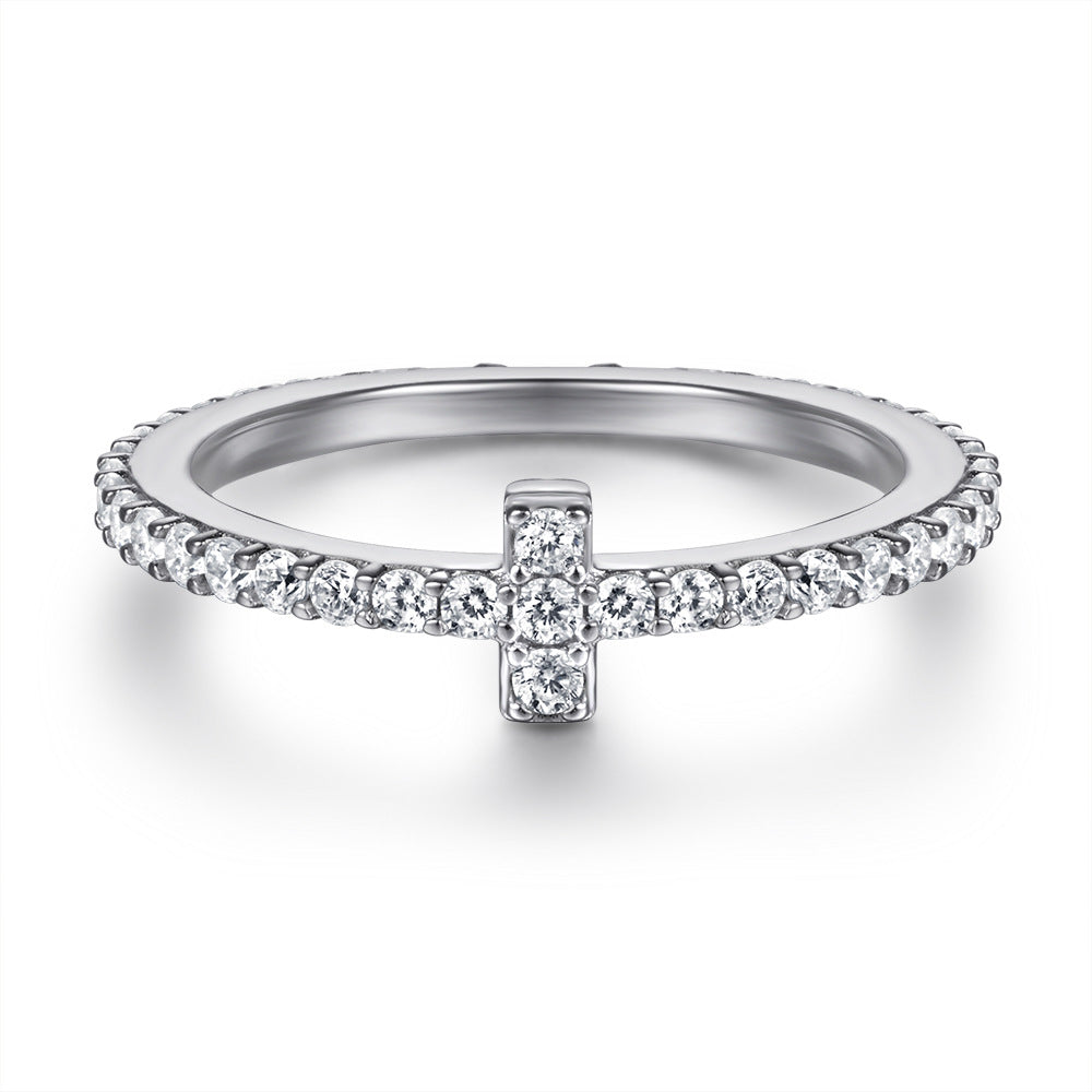 Anillo de plata 925 para mujer: con circonitas, sencillo y elegante