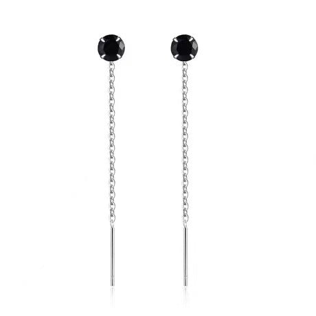 Pendientes Enhebrador en Plata 925 – Diseños de Trébol, Copo de Nieve, Corazón y Mariposa