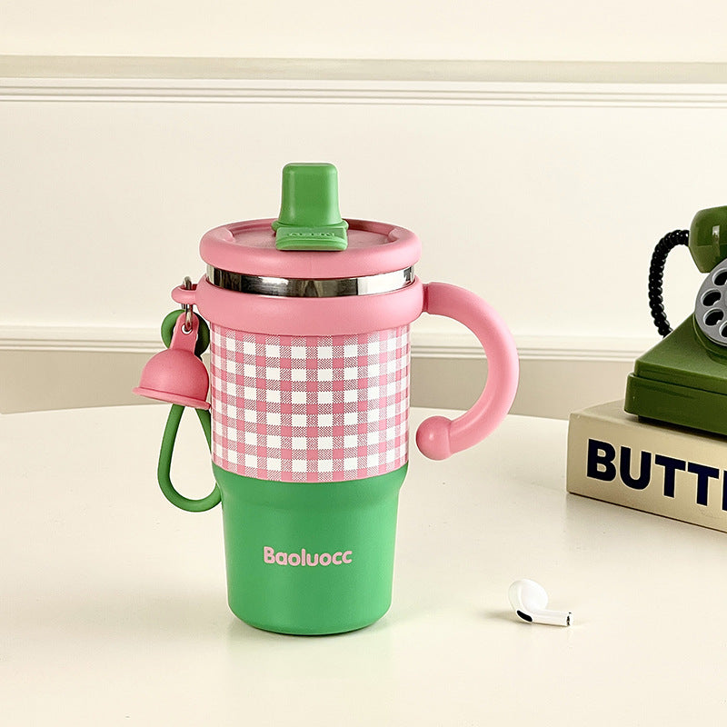 Vaso Térmico de Acero Inoxidable para Chicas: Gran Capacidad y Diseños Lindos