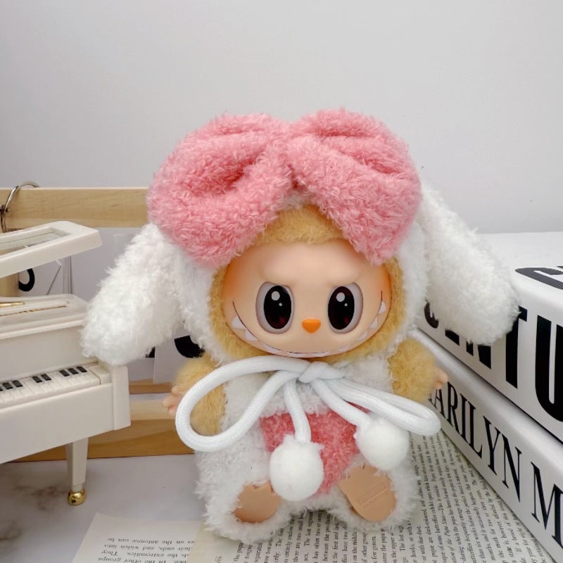 Soft Saga: Compatible with Labubu, Clothing Set, Accessories for 17cm Dolls, Accessories for Labubu (No Doll)