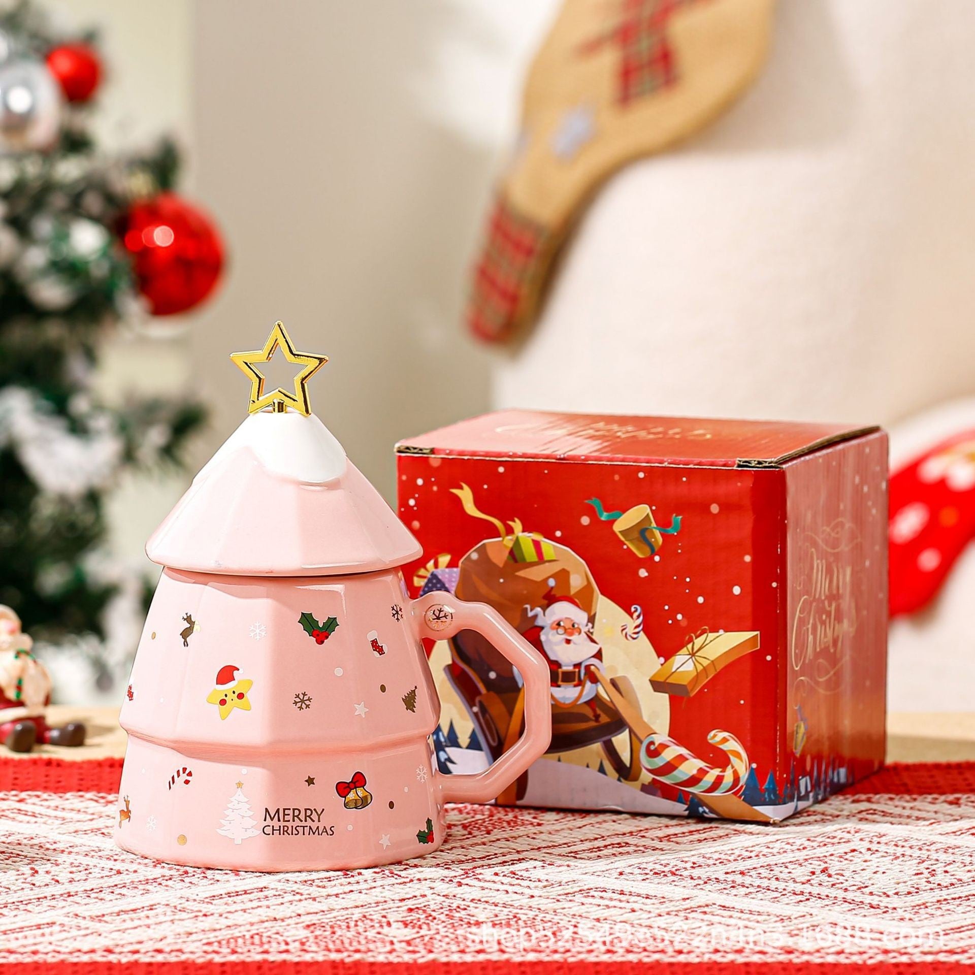 Fun Santa Claus Christmas Ceramic Mug: Popular Amazon Gift