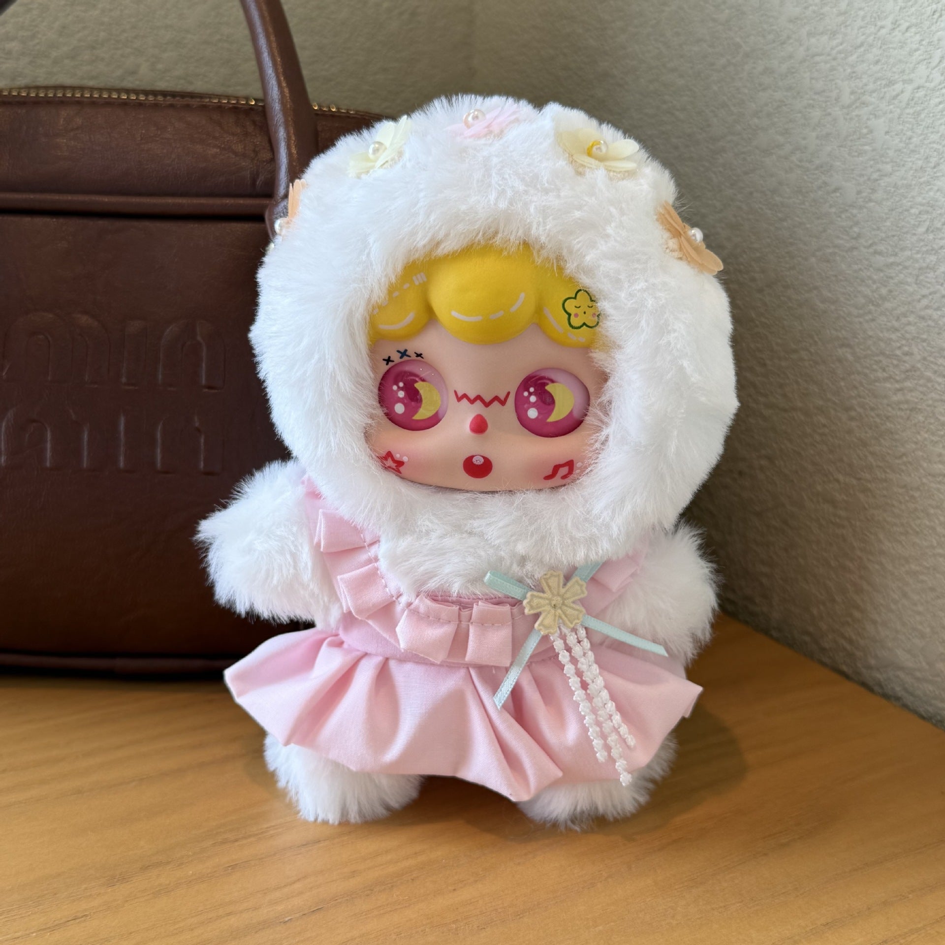 Muñeco De Peluche Cara Adorable: Charms Para Colgar En Mochilas Y Bolsos