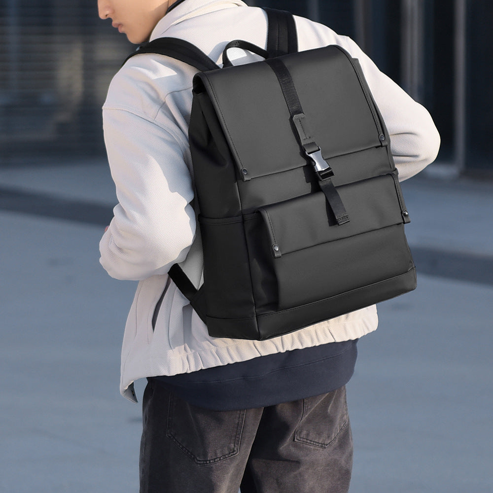Mochila de doble hombro de nueva colección: gran capacidad, estilo casual, mochila de viaje para hombres
