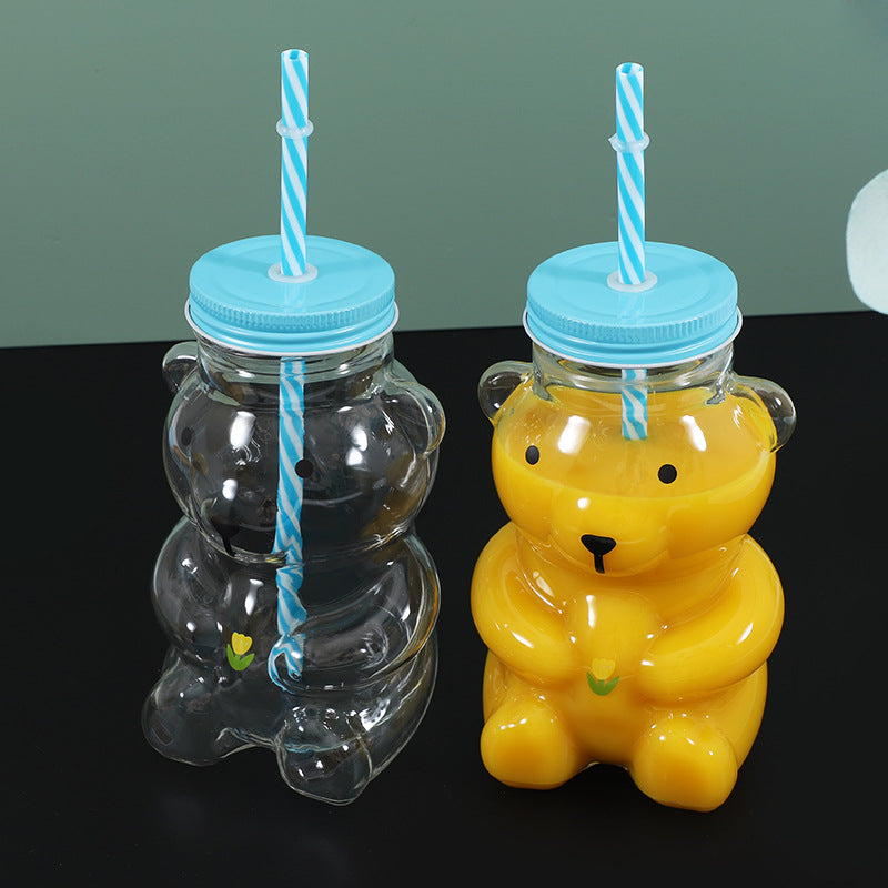 Small Glass Straw Cup | Durable & Cute