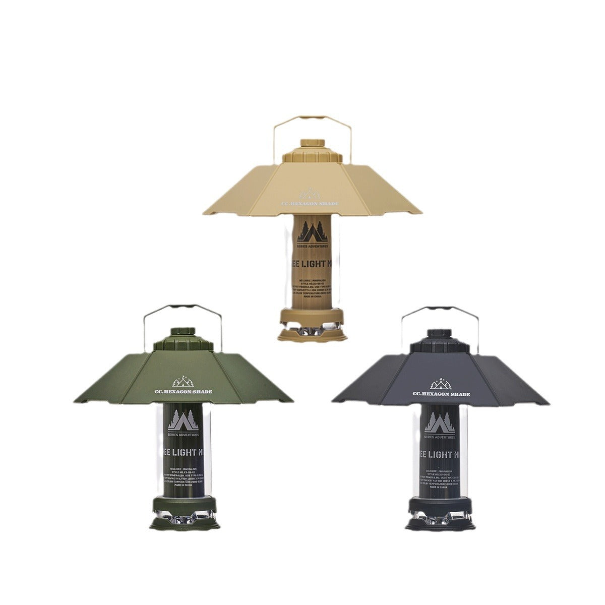 Lámpara de Camping Recargable USB – Luz LED Portátil para Tienda y Actividades al Aire Libre