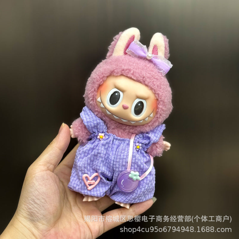 Ropa de Invierno para Muñecas Labubu de 17cm – Sets Calientitos y Adorables (Muñeca no incluida)