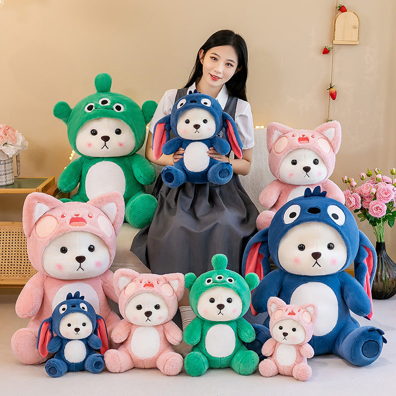 Muñeco de peluche Teddy: juguete suave con gorro para niños, regalo ideal