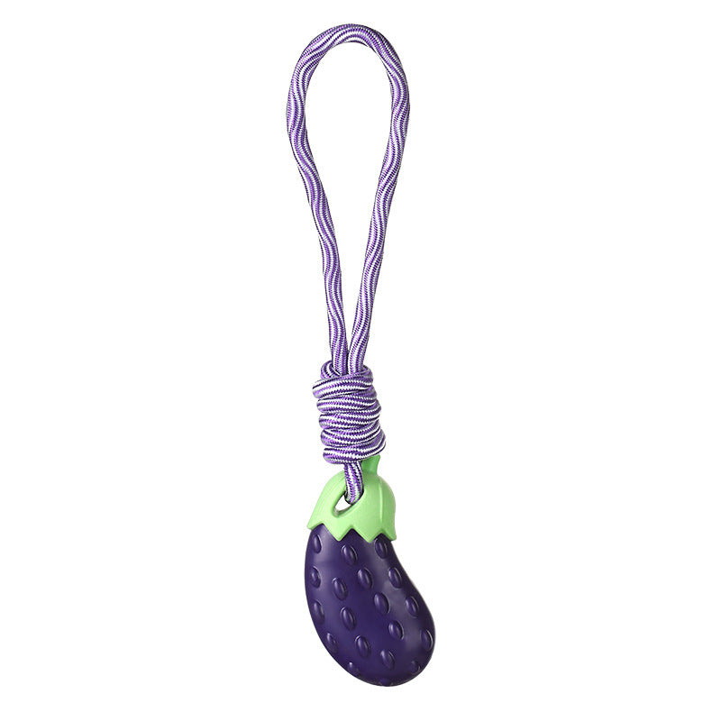 Set de Vegetales Sonoros para Perros: Zanahoria Berenjena Maíz, Juguetes Interactivos Resistentes, Limpieza Dental y Entretenimiento