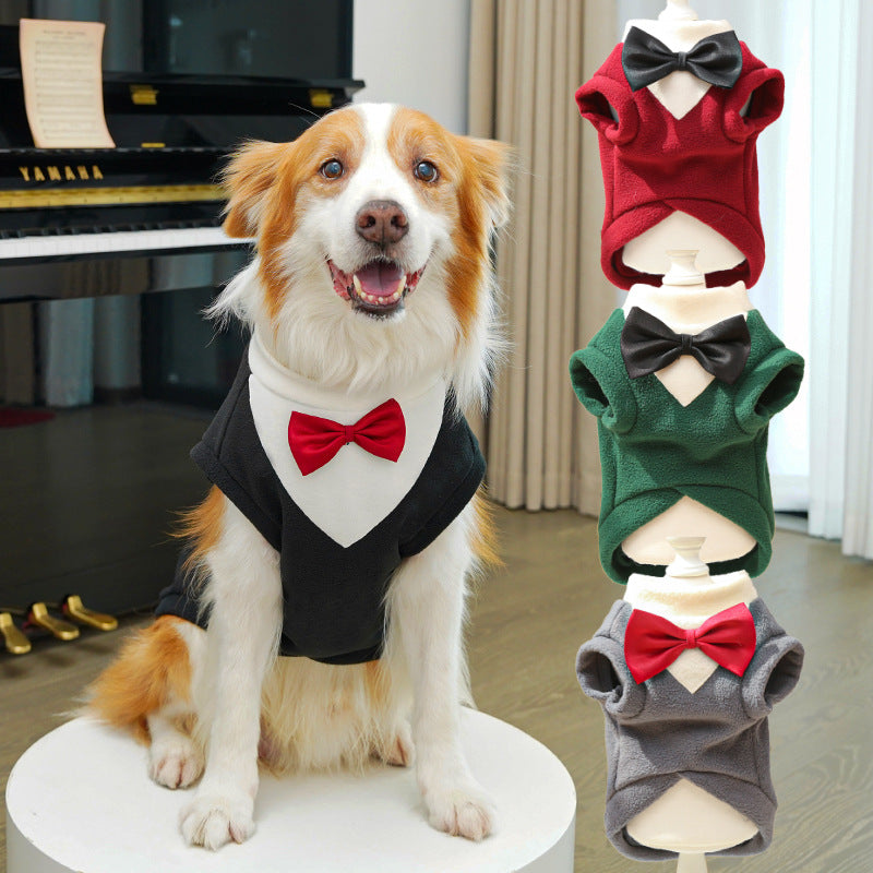 Ropa elegante para perros grandes Goldendoodle
