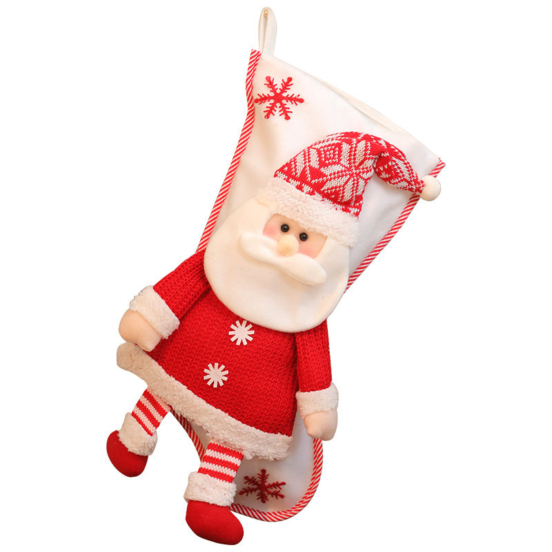 Bota Navideña Mediana  con papa Noel 