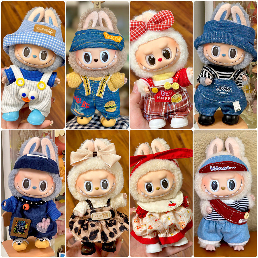 Disfraces y ropa en diseños adorables: para la bubu de 17cm, (Muñeca no incluida)