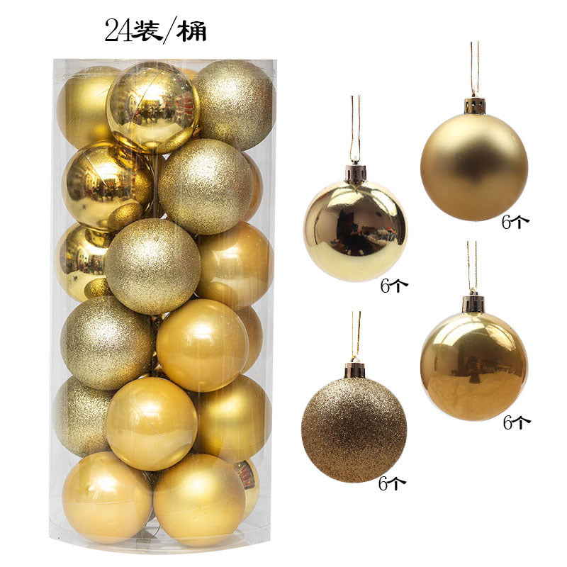 Esferas decorativas de plástico para árbol de Navidad