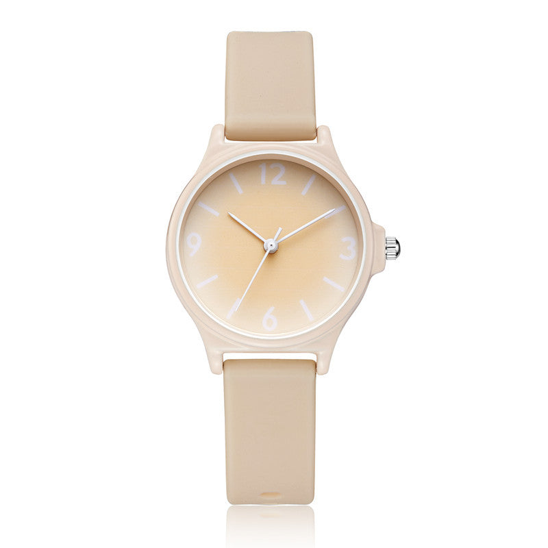 Reloj Minimalista para Mujer con Correa de Silicona Mate en Varios Colores