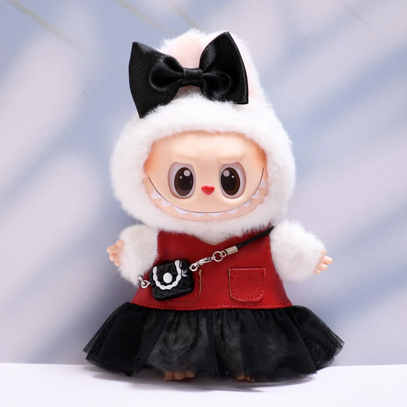 Ropa Estilo Coquette para Muñeca Labubu 17cm – Accesorios para Personalizar (Muñeca No Incluida)