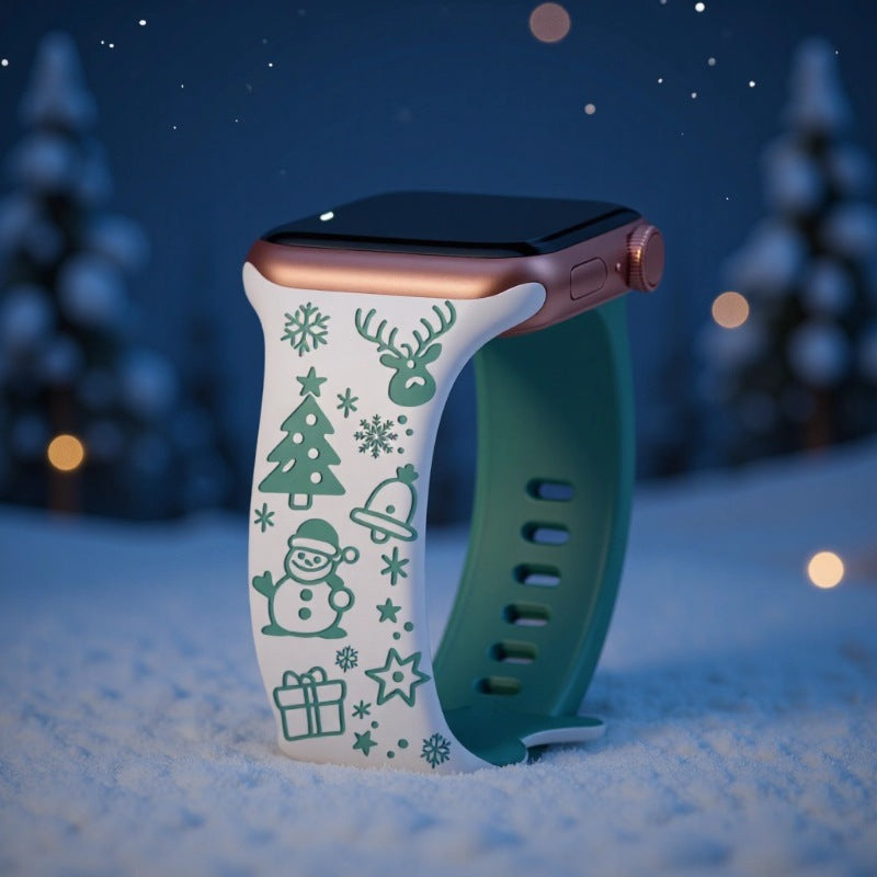 Correa de reloj para Apple Watch: Diseños de Navidad