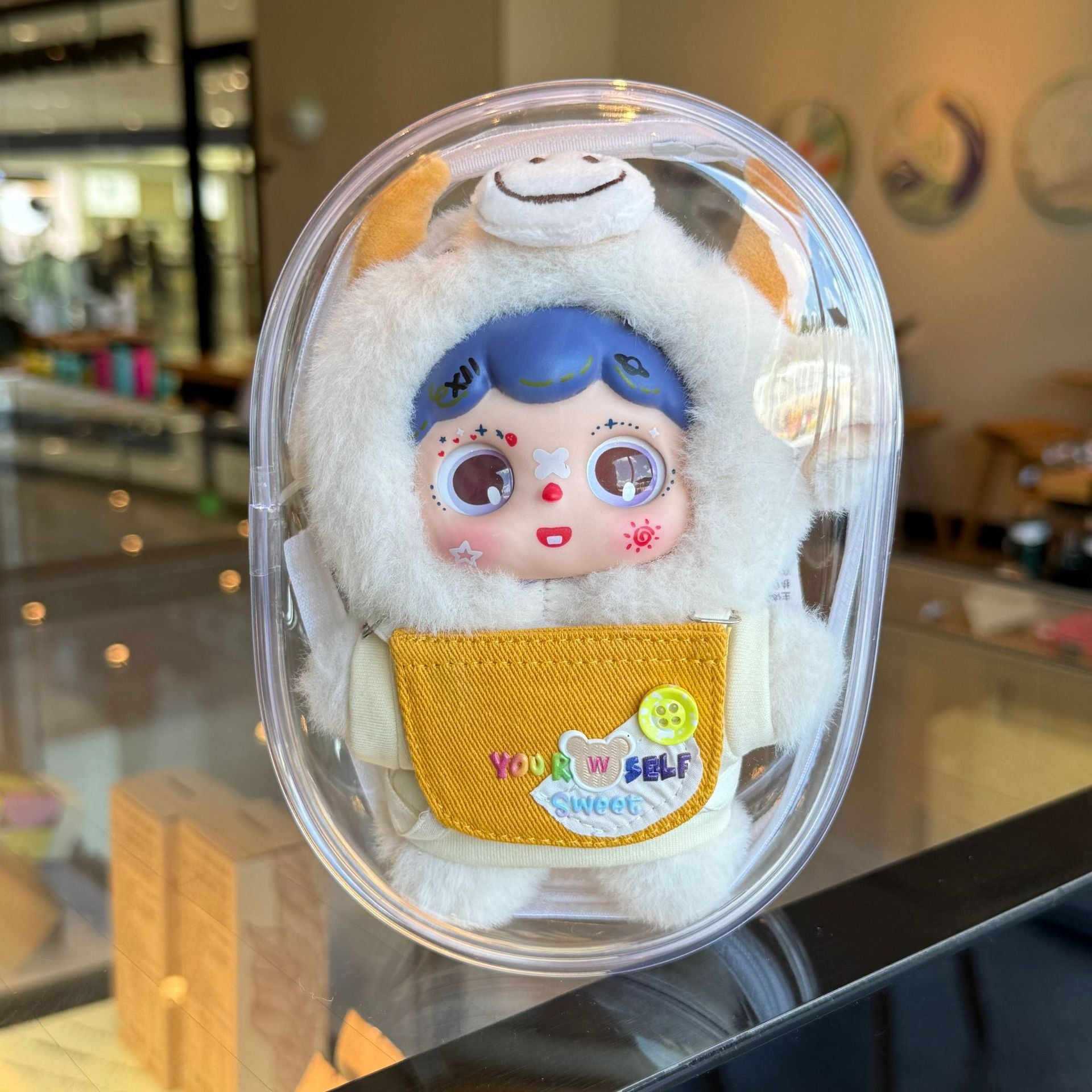 Muñeco De Peluche Cara Adorable: Charms Para Colgar En Mochilas Y Bolsos