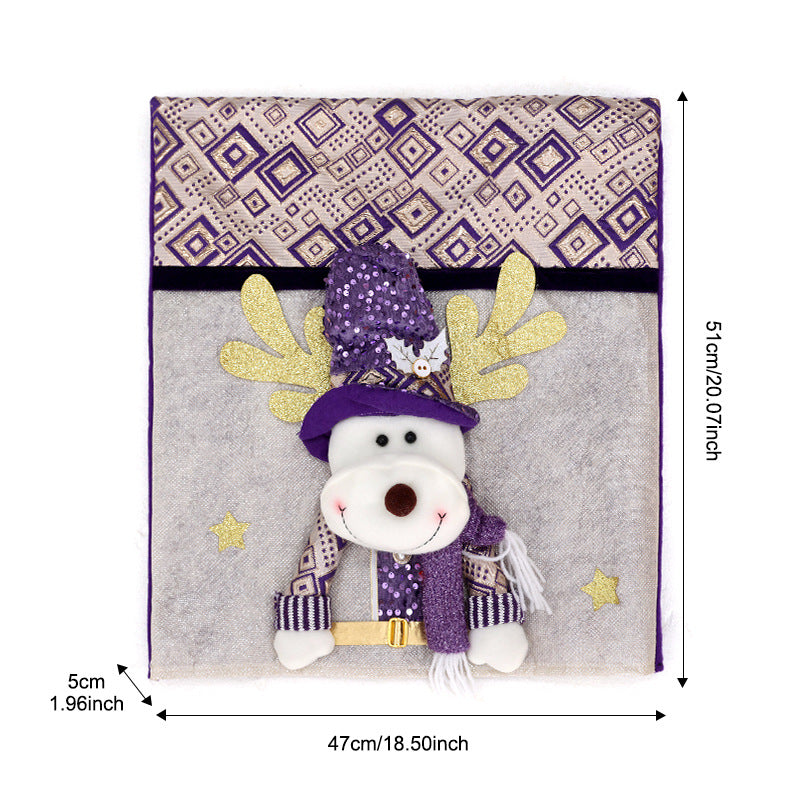 International Christmas Decorations with Chair Covers and Costumes: New Home Decor for Europe and America