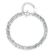 Pulsera Ajustable de Cadena Metálica – Diseño Minimalista para Ocasiones Especiales