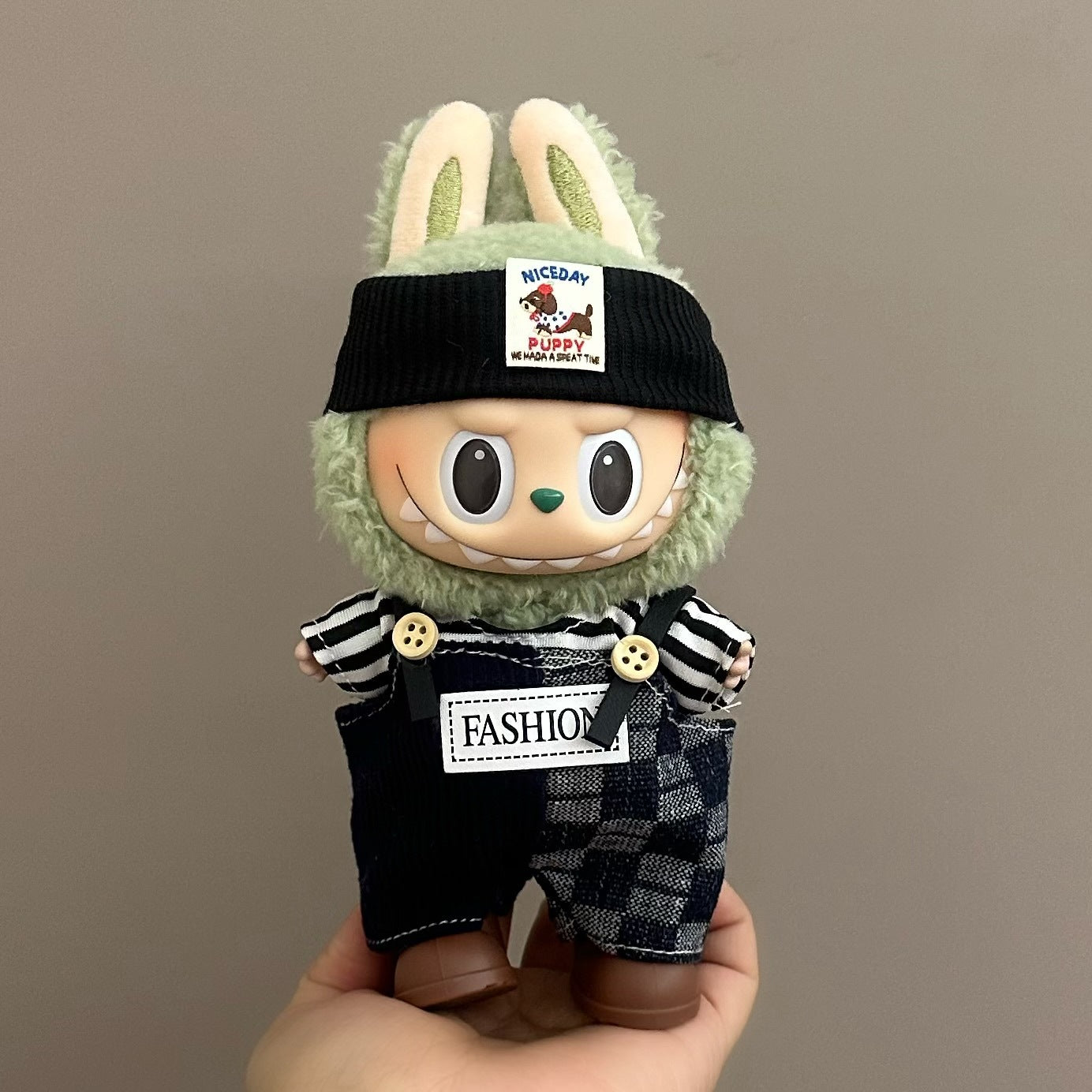 Playful Threads: Compatible with Labubu, Clothing Set, Accessories for 17cm Dolls, Accessories for Labubu (No Doll)