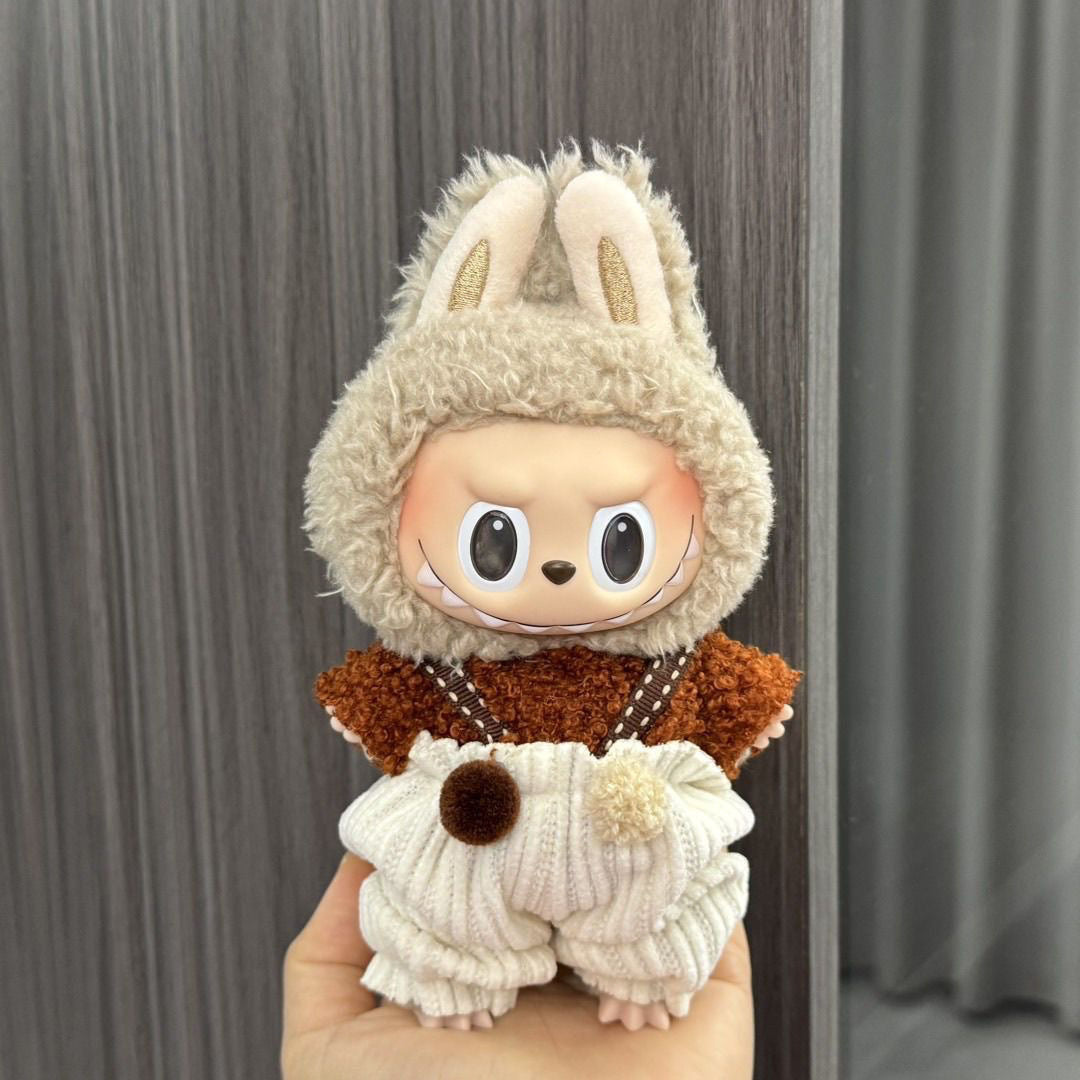Ropa para muñecas estilo boho chick, para Muñecas Labubu de 17cm (Muñeca no incluida)