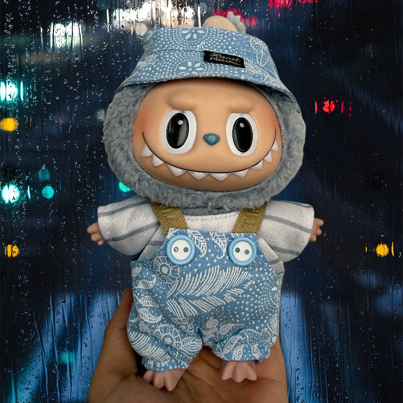 Soft Saga: Compatible with Labubu, Clothing Set, Accessories for 17cm Dolls, Accessories for Labubu (No Doll)